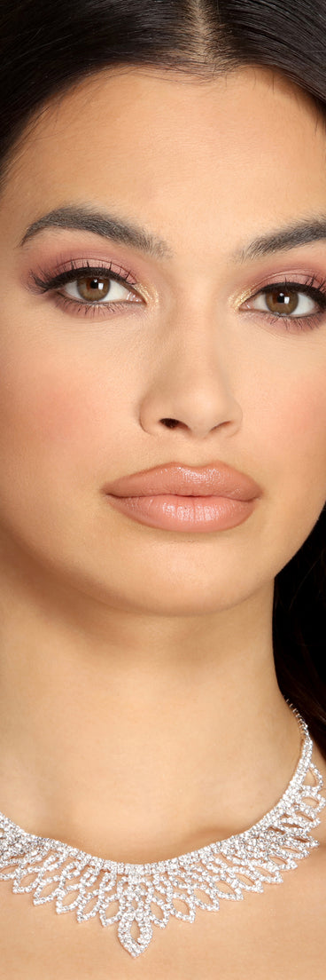 So Much Shine Rhinestone Necklace Set