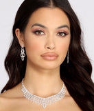 So Much Shine Rhinestone Necklace Set