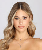 Mini Bar Double Row Necklace is a trendy pick to create 2023 festival outfits, festival dresses, outfits for concerts or raves, and complete your best party outfits!