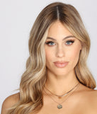 Top Doll Chain Coin Pendant Necklace is a trendy pick to create 2023 festival outfits, festival dresses, outfits for concerts or raves, and complete your best party outfits!
