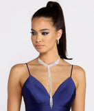 Drop Dead Gorgeous Rhinestone Fringe Necklace + Earring Set creates the perfect New Year’s Eve Outfit or new years dress with stylish details in the latest trends to ring in 2023!
