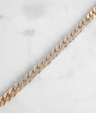 Like A Boss Rhinestone Chain Necklace