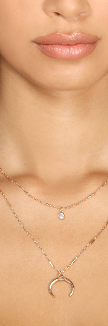 Two Pack Rhinestone Drop Necklaces is a trendy pick to create 2023 festival outfits, festival dresses, outfits for concerts or raves, and complete your best party outfits!