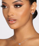 With Lilac Cubic Zirconia Necklace + Earring Set as your homecoming jewelry or accessories, your 2023 Homecoming dress look will be fire!