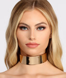 Stayin' Sleek Thick Choker is a trendy pick to create 2023 festival outfits, festival dresses, outfits for concerts or raves, and complete your best party outfits!