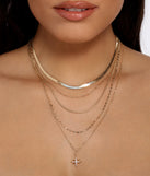 Charming Finishes Dainty Necklace Set is a trendy pick to create 2023 festival outfits, festival dresses, outfits for concerts or raves, and complete your best party outfits!