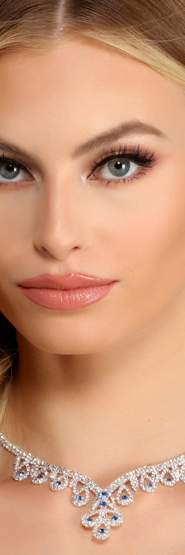 Glisten And Gleam Necklace And Earring Set