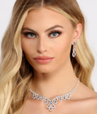 Glisten And Gleam Necklace And Earring Set