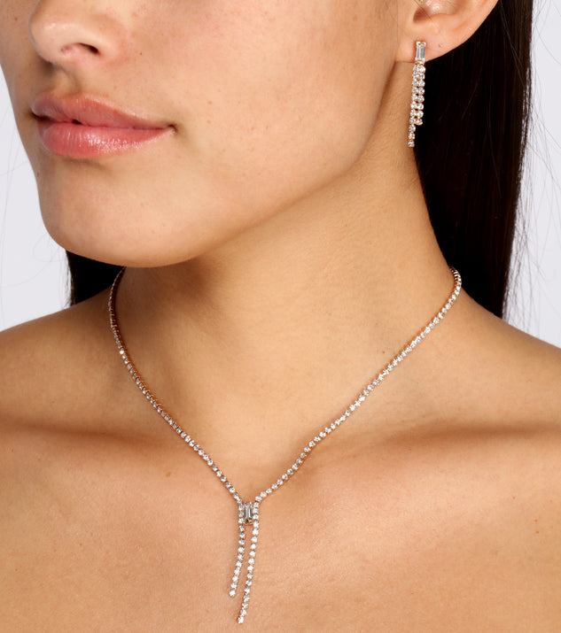 Feeling Fancy in Rhine Necklace Set