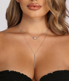 Cubic Zirconia and Bar Lariat Necklace Pack is a trendy pick to create 2023 festival outfits, festival dresses, outfits for concerts or raves, and complete your best party outfits!