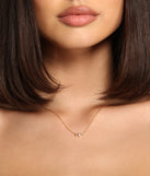 Dainty Heart and Arrow Charm Necklace