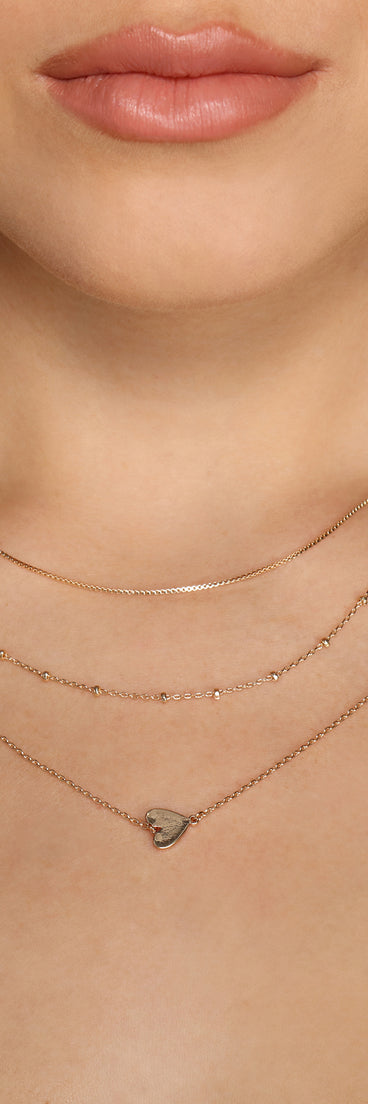 Heartbreaker Layered Charm Necklace