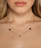 Heartbreaker Layered Charm Necklace