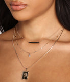 Chic Style Three-Pack Necklace Set for 2022 festival outfits, festival dress, outfits for raves, concert outfits, and/or club outfits