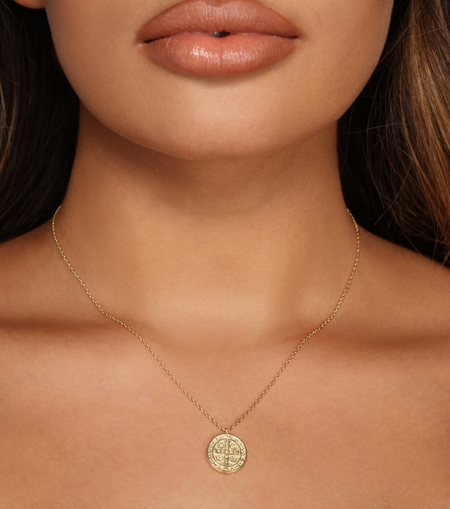 Chic Coin Charm Dainty Chain Necklace