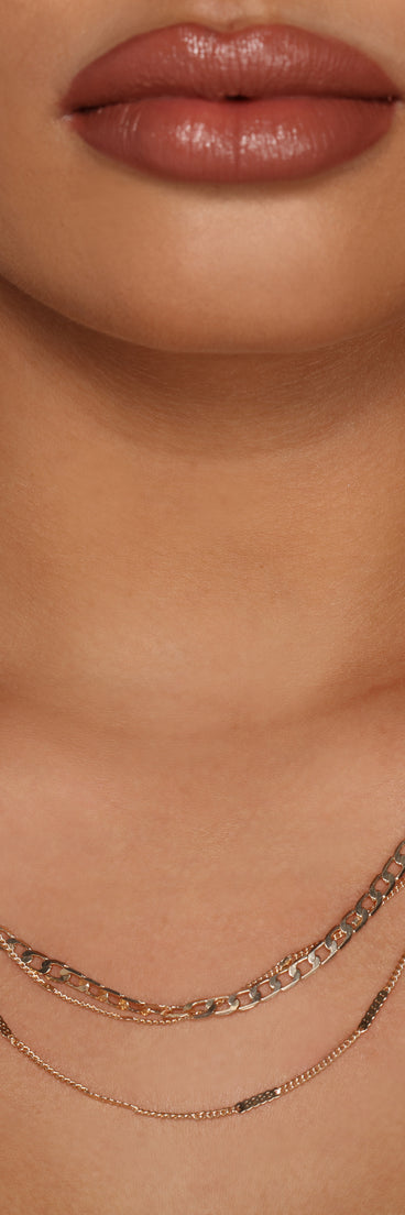 Dainty Details Layered Chain Link Necklace