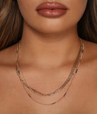 Dainty Details Layered Chain Link Necklace