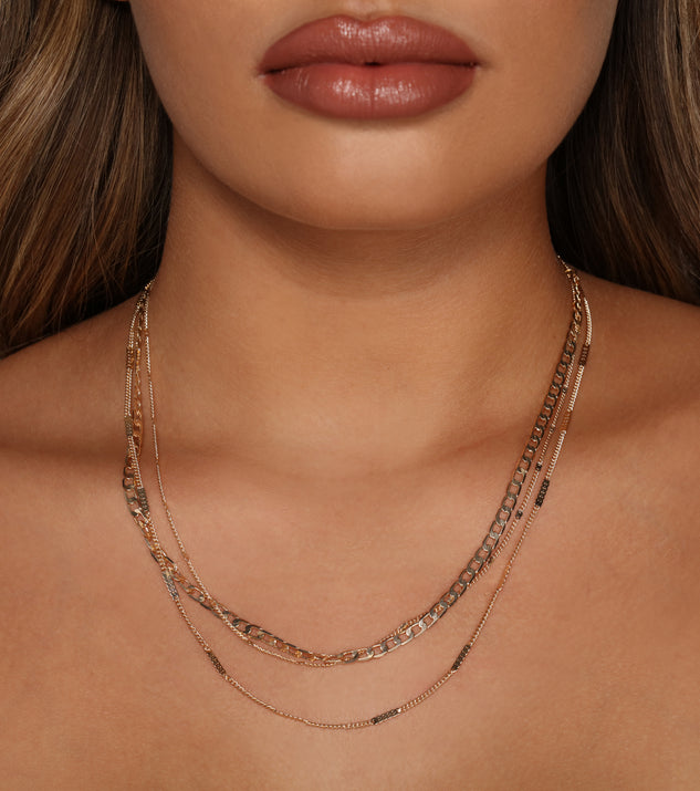 Dainty Details Layered Chain Link Necklace