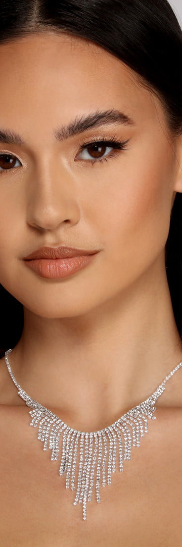 Glam Goals Necklace And Earrings Set