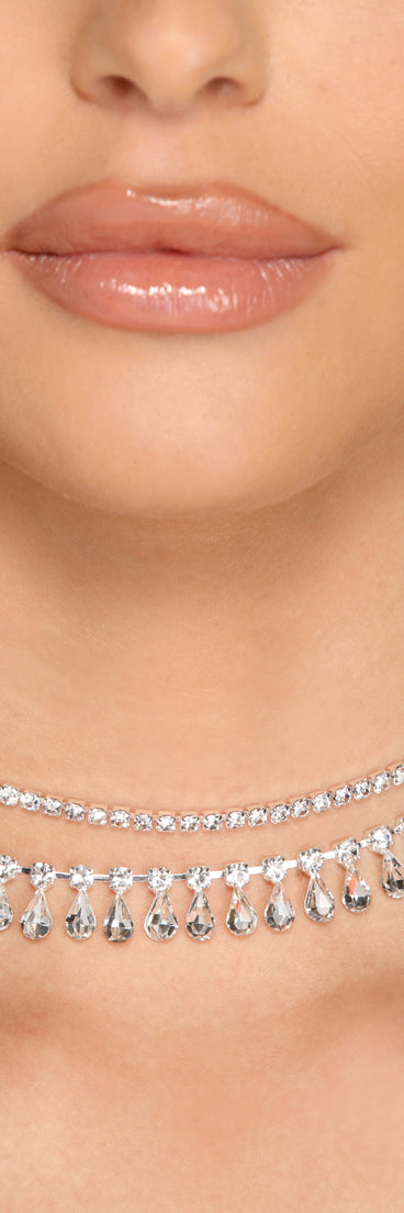 Glamorous Babe Two-Pack Necklace Set for 2022 festival outfits, festival dress, outfits for raves, concert outfits, and/or club outfits