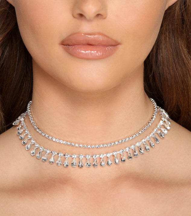 Glamorous Babe Two-Pack Necklace Set for 2022 festival outfits, festival dress, outfits for raves, concert outfits, and/or club outfits