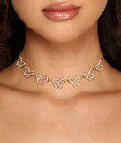 Dainty Details Rhinestone Choker Necklace