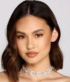 Linked In Glamour O-Ring Choker