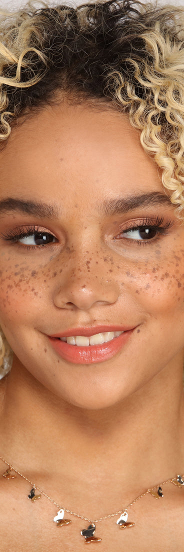 So Sweet Butterfly Charm Choker