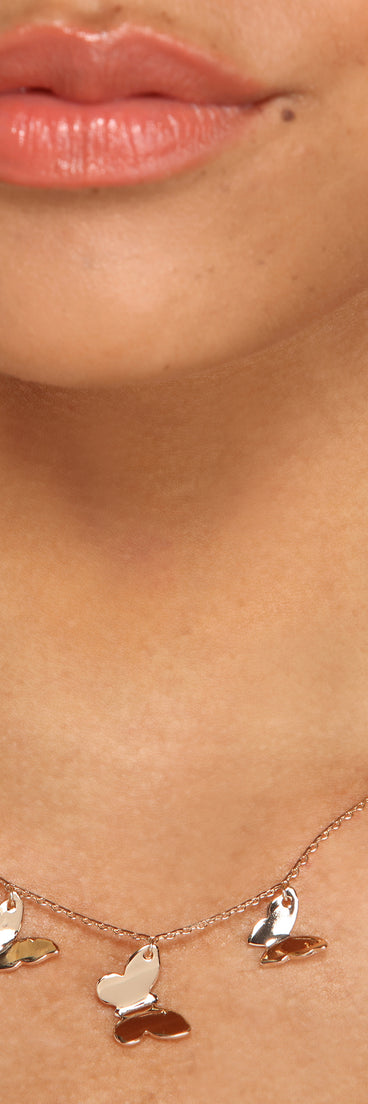 So Sweet Butterfly Charm Choker