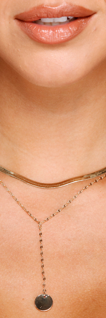 Snake Chain And Coin Charm Choker for 2022 festival outfits, festival dress, outfits for raves, concert outfits, and/or club outfits