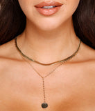 Snake Chain And Coin Charm Choker for 2022 festival outfits, festival dress, outfits for raves, concert outfits, and/or club outfits