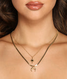 Captivating Charm Necklace is a trendy pick to create 2023 festival outfits, festival dresses, outfits for concerts or raves, and complete your best party outfits!