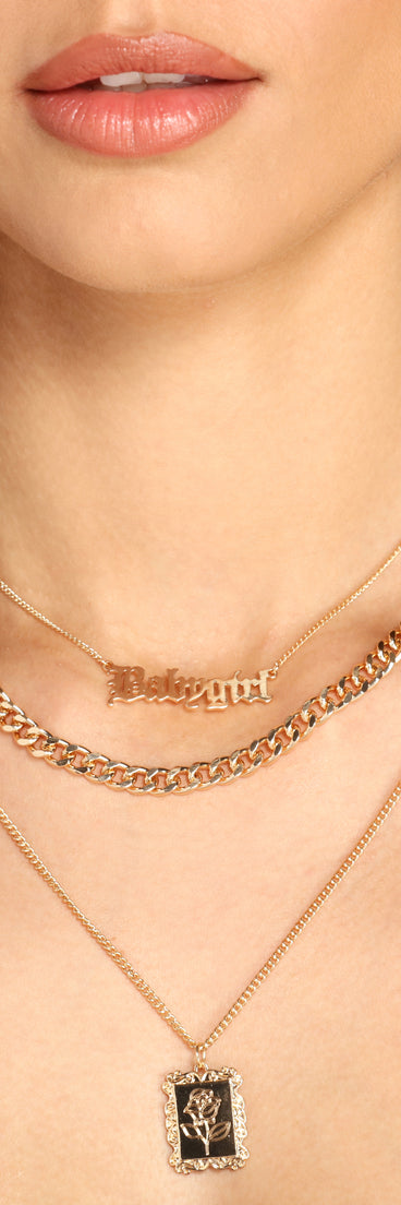 Trendy Mood Layered Charm Necklace for 2022 festival outfits, festival dress, outfits for raves, concert outfits, and/or club outfits