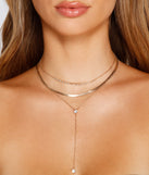 Feelin Edgy Layered Snake Chain Necklace