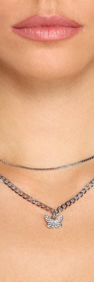 Sweet Vibes Butterfly Charm Necklace is a trendy pick to create 2023 festival outfits, festival dresses, outfits for concerts or raves, and complete your best party outfits!