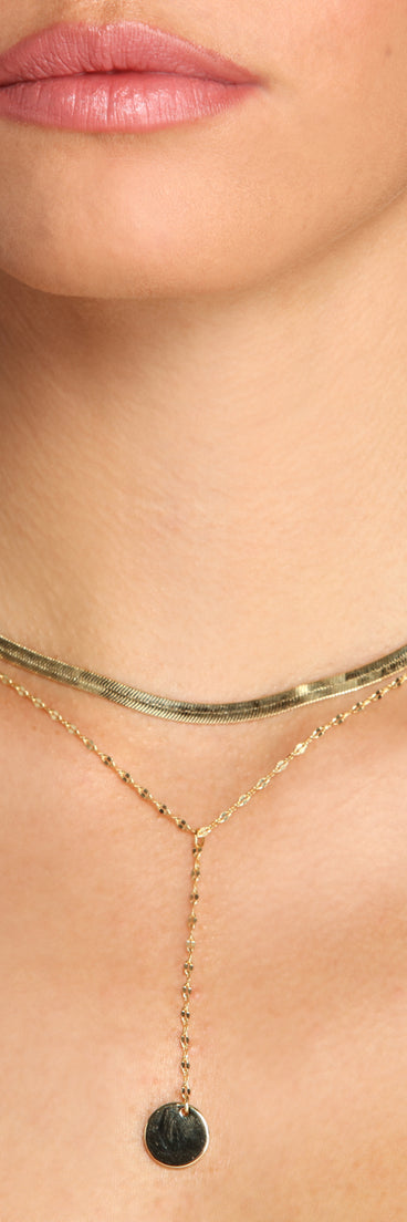 Sleek Vibes Layered Collar Necklace for 2022 festival outfits, festival dress, outfits for raves, concert outfits, and/or club outfits