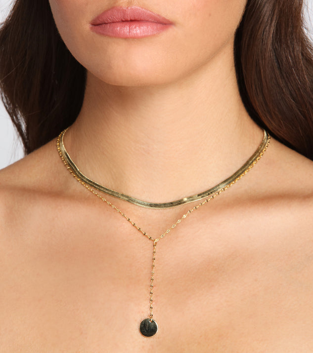 Sleek Vibes Layered Collar Necklace for 2022 festival outfits, festival dress, outfits for raves, concert outfits, and/or club outfits