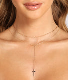 Snake Chain And Cross Necklace Set for 2022 festival outfits, festival dress, outfits for raves, concert outfits, and/or club outfits