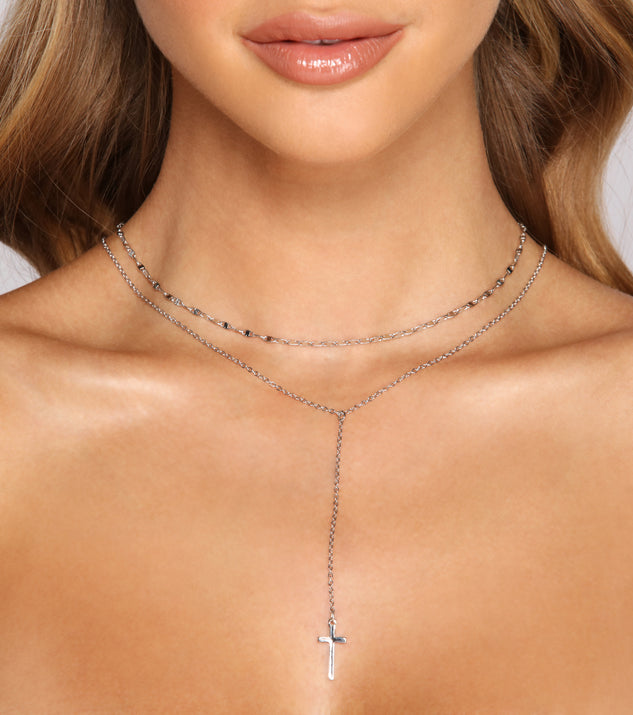 Sleek And Trendy Vibes Layered Necklace for 2022 festival outfits, festival dress, outfits for raves, concert outfits, and/or club outfits