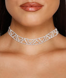 Bring The Sparkle Trendy Choker Necklace is the perfect Homecoming look pick with on-trend details to make the 2023 HOCO dance your most memorable event yet!