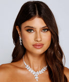 Elegant Stunner Necklace And Earrings Set