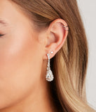 Dripping In Glamour Necklace And Earrings Set