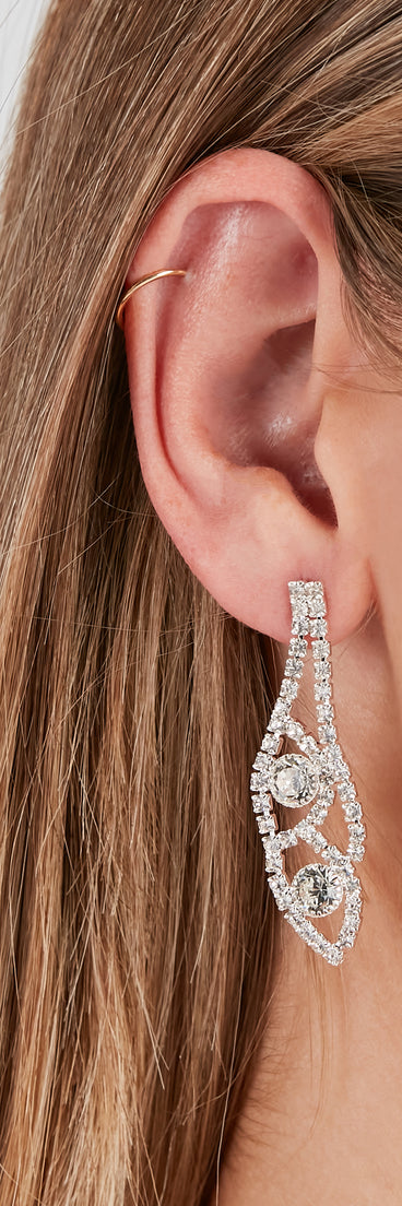 Grand Glam Rhinestone Necklace Set