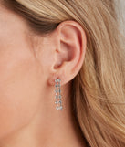 Glamour Hour Rhinestone Choker And Earrings