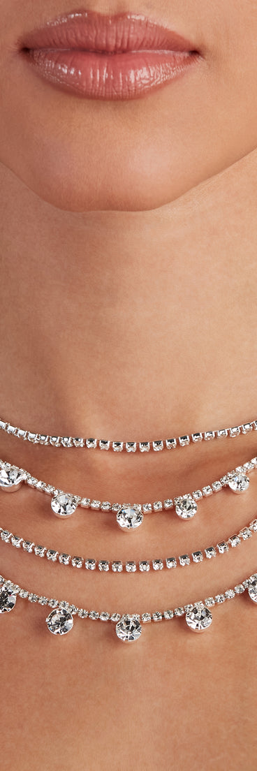 Gorgeous Sparkle Layered Necklace