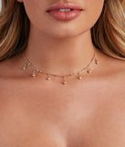 Reign In Charm Rhinestone Choker is a trendy pick to create 2023 festival outfits, festival dresses, outfits for concerts or raves, and complete your best party outfits!