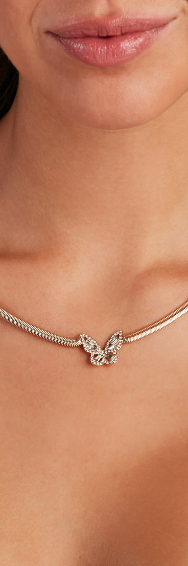 Fly Away Butterfly Charm Choker is a trendy pick to create 2023 festival outfits, festival dresses, outfits for concerts or raves, and complete your best party outfits!