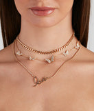 Spread Your Wings Choker Set is a trendy pick to create 2023 festival outfits, festival dresses, outfits for concerts or raves, and complete your best party outfits!