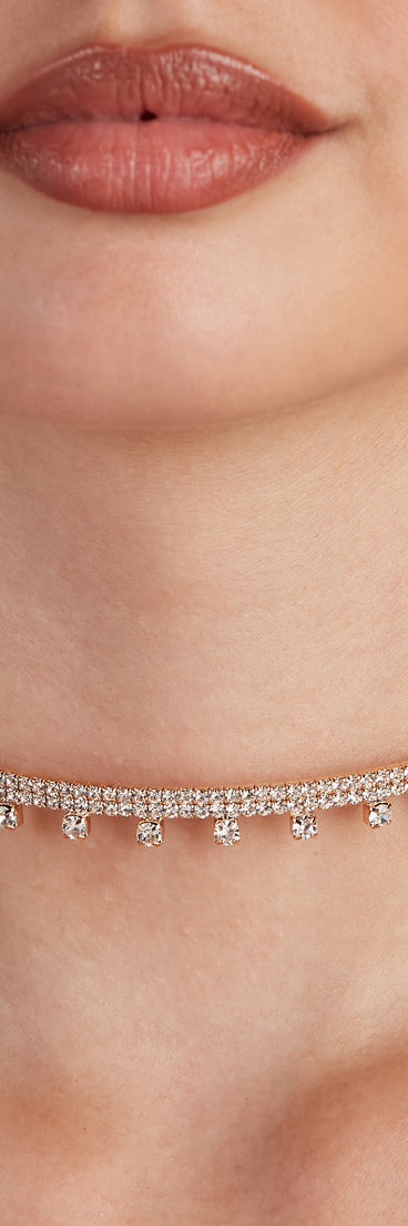 Enchanting Cubic Zirconia Memory Wire Choker is a trendy pick to create 2023 festival outfits, festival dresses, outfits for concerts or raves, and complete your best party outfits!