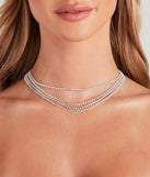 Glitz Attack Rhinestone Choker